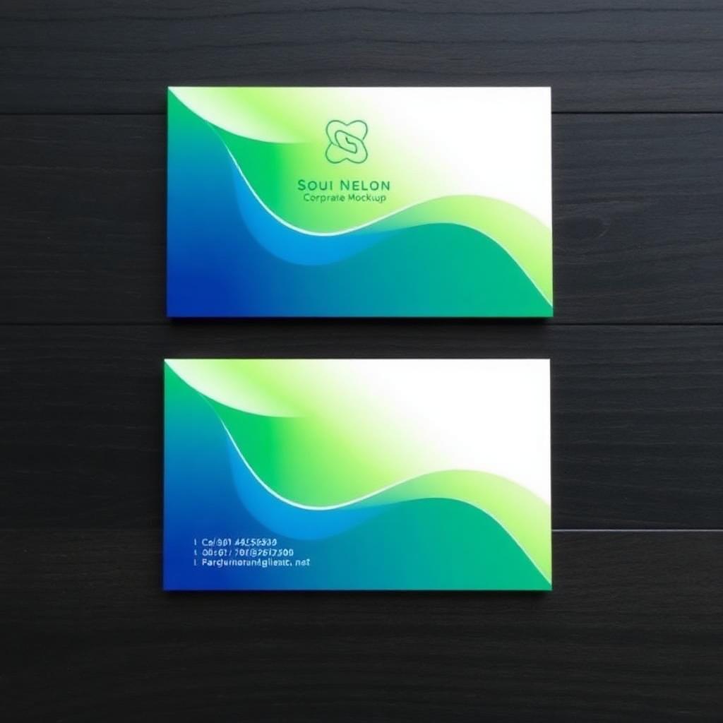 Carte de visite premium – après