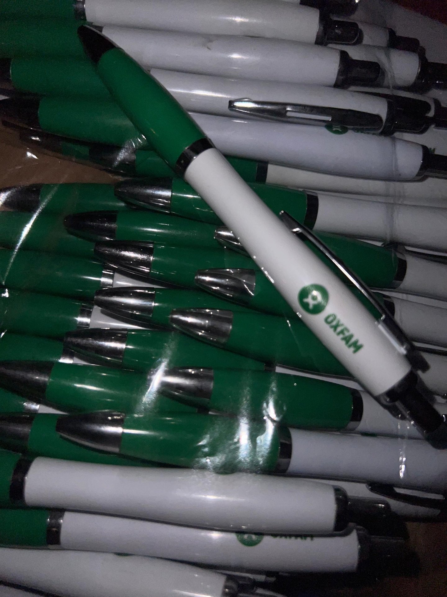Stylos personnalisés Oxfam